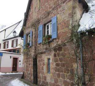Altstadt Wissembourg im Winter