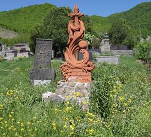 Friedhof Haghpat - Statue