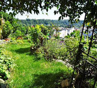 Dachgärten in der Wasserburger Altstadt