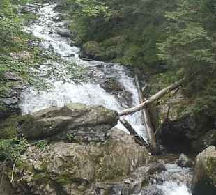 Wanderung zu wilden Bächen und hohen Wasserfällen