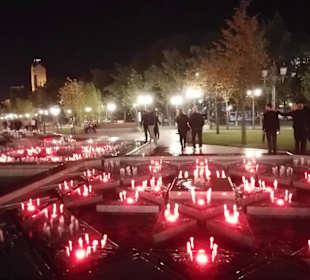 Lichtspiele bei Nacht
