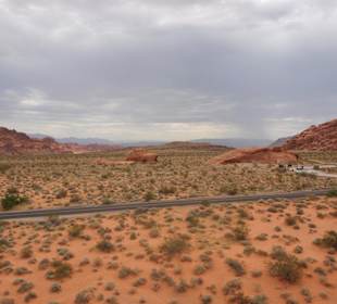 Straßenführung durch das Valley of Fire