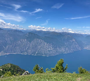 Ausblick Monte Baldo auf Gardasee