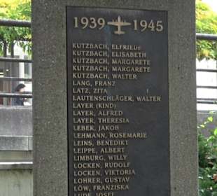 Kriegerdenkmal im Stadtgarten