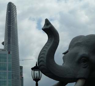 Blick vom Dachcafe des Rex