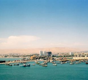 Teilansicht des Hafens