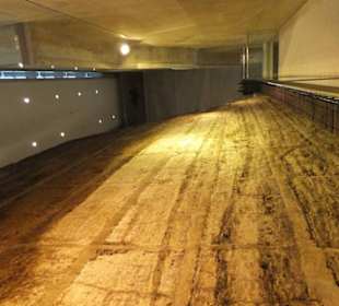 Fragment ekspozycji - struktura geologiczna.