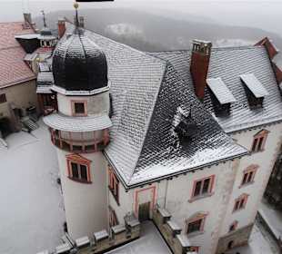 Blick vom Hexenturm der Veste Heldburg