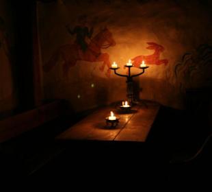 Romantisch beleuchtet