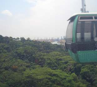Fahrt mit der Bahn zum Mount Faber