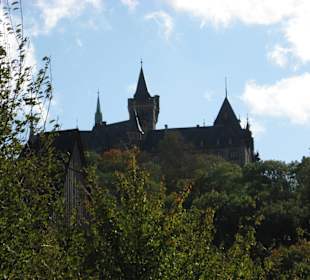 Das Schloß hoch über Wernigerode