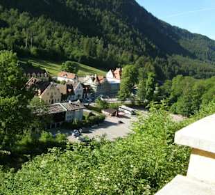 Вид деревни от замка