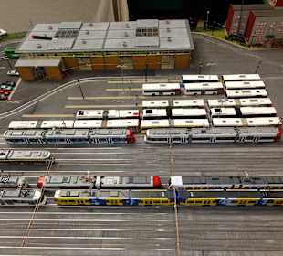 Eindrücke von der Modellbahn-Anlage im Museum