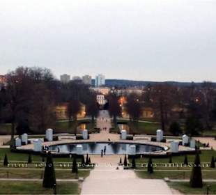 Blick vom Schloß Sanssouci in Potsdam