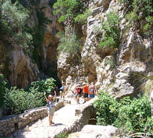 die schlucht bei Soller