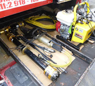 Spreizer, wichtig um eingeklemmte Personen bergen