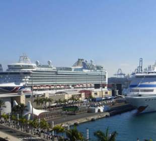 Toller Ausblick von McDonald's El Muelle 2. Stock