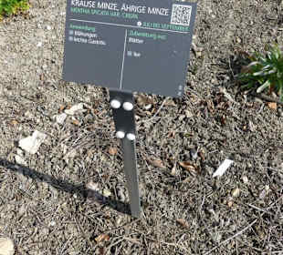 Kräuter Hinweistafel