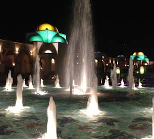 Abendansicht der Wasserspiele von 'Old Town'