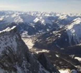 Ausicht von der Zugspitze