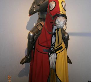 Edler Ritter in der Burg