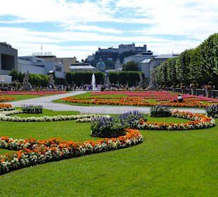 Mirabellengarten mit Ausblick zur Hohensalzburg