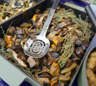 Kartoffelspalten zu zäh und trocken