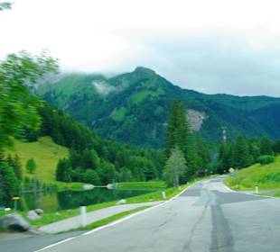 Der Plöckenpass nach AUT