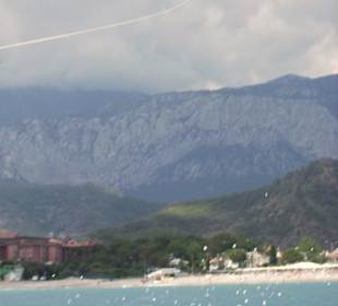 Parasailing am Strand