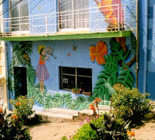 Wandmalerei - Typisch für Valparaíso