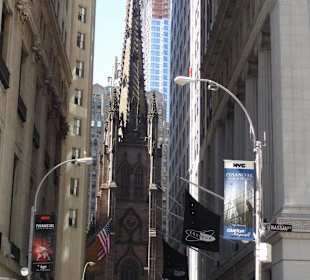Blick auf die Trinity Church