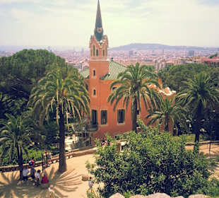 Dom Gaudiego w parku Guell