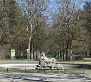 Schlosspark Schwanberg: der Neptunbrunnen