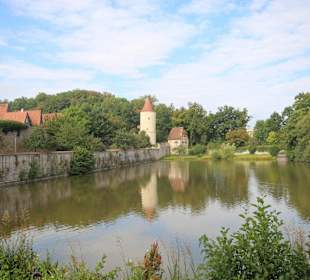 Rothenburger Weiher mit Faulturm