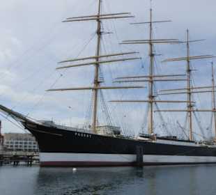 Das Museumsschiff Passat im Passathafen
