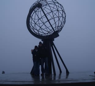 Nordkap bei schlechtem Wetter