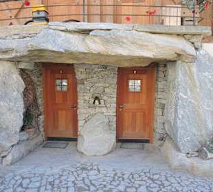 Eingang zu den Ferienwohnungen