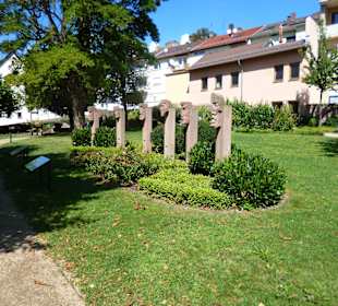 Teil des Nibelungenparks in Neckarsteinach