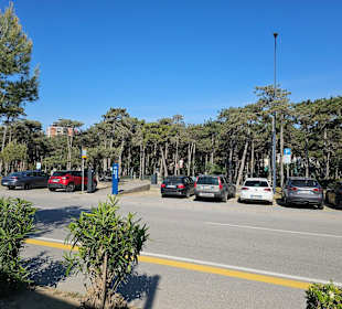 Parkplatz Strand Lignano Pineta