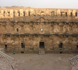 Blick von der obersten Reihe