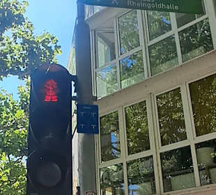 Mainzelmännchen Ampel in Mainz