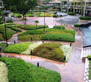 Gepflegte Gartenanlage