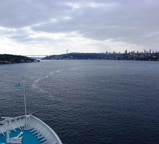 26.10.Rückfahrt von Jalta nach Santorin Durchfahrt 