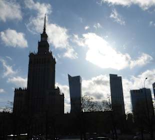 Warschauer Skyline im Zentrum