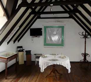 Ausstellungsräume im Obergeschoss