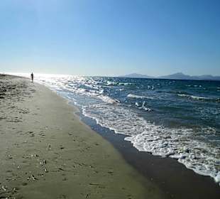 Plaża między Kos a Tigaki