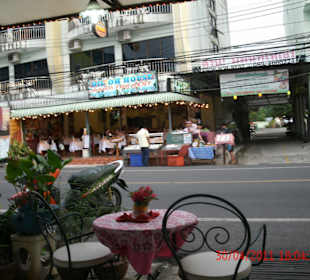 Blick aus dem Lokal "My Angel"