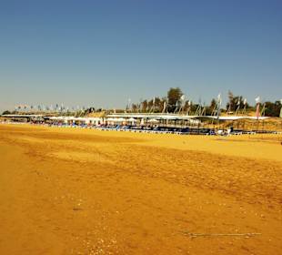 Anfang der neuen Hotels am Strand