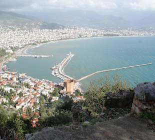 Ausflug mit Blick auf Alanya Hafen
