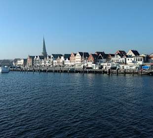 Blick auf Travemünde